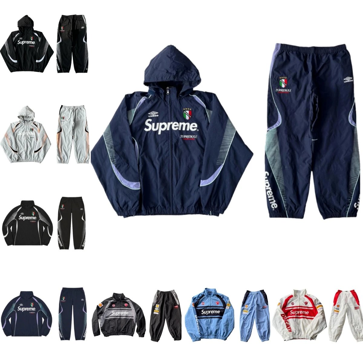 Supreme x Umbro Track Jacket and Pants Set
