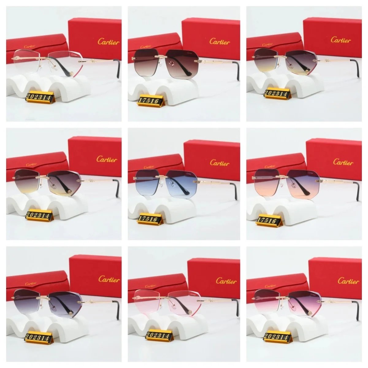 Cartier Sunglasses 202314 17516 Fashion Designer Eyewear