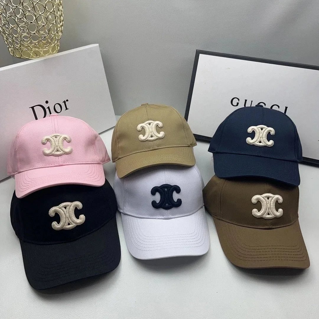 Chanel Logo Embroidered Baseball Cap Fashion Hat for Women and Men