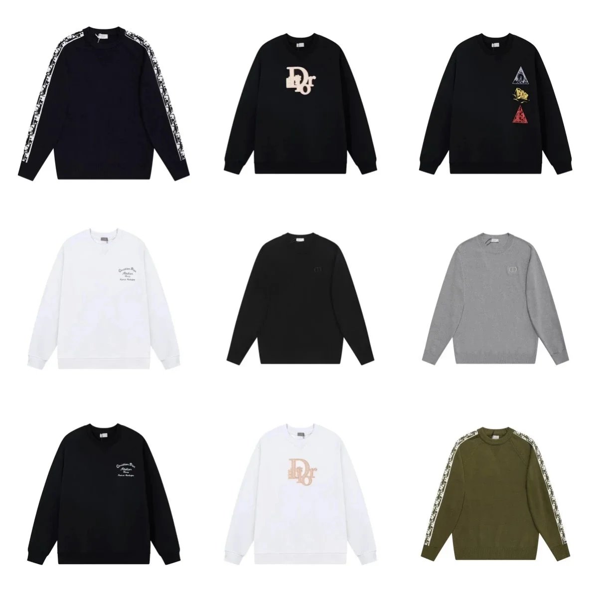 Dior Men's Sweatshirts Collection - Luxury Fashion Sweaters