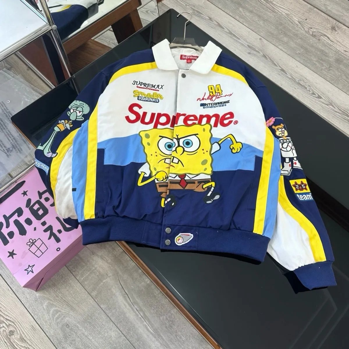 Supreme SpongeBob SquarePants Racing Jacket