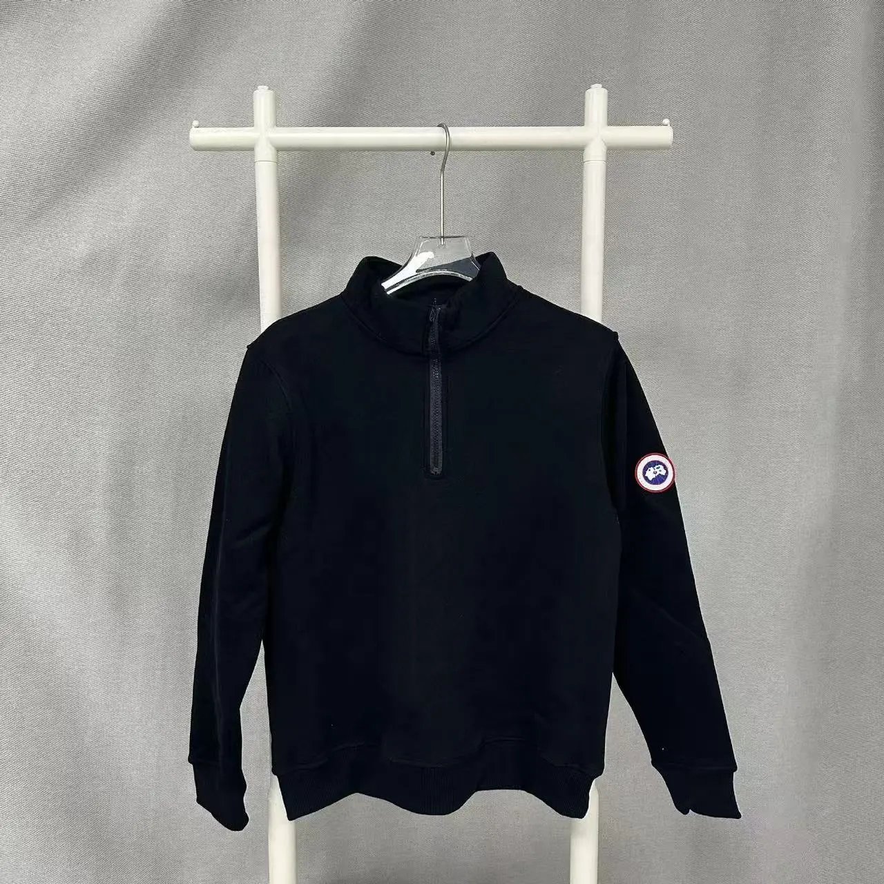 Canada Goose Black Half-Zip Pullover Sweatshirt
