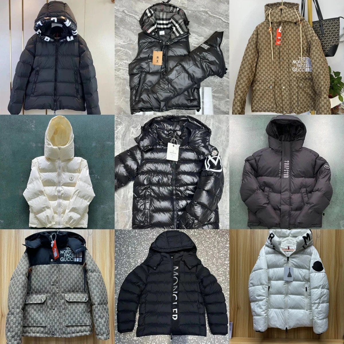 Moncler Down Jacket Winter Warm Hooded Coat Men Women Fashion Outwear