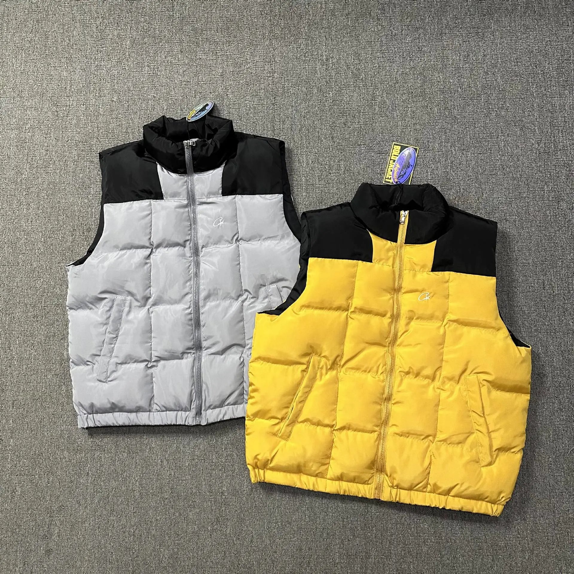 Calvin Klein Men's Puffer Vest Lightweight Quilted Sleeveless Jacket