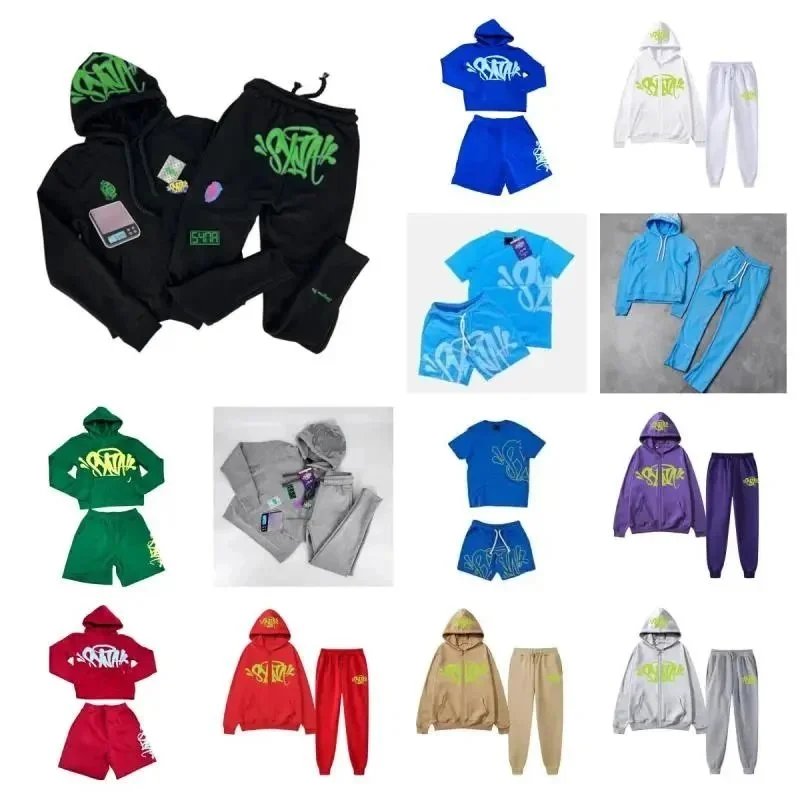 SATA Streetwear Hoodie and Pants Set Casual Fashion Outfits