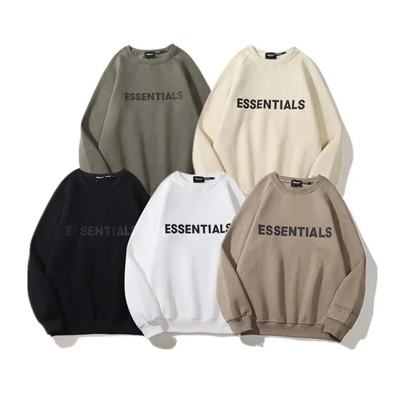 Essentials Logo Crewneck Sweatshirt Unisex Streetwear