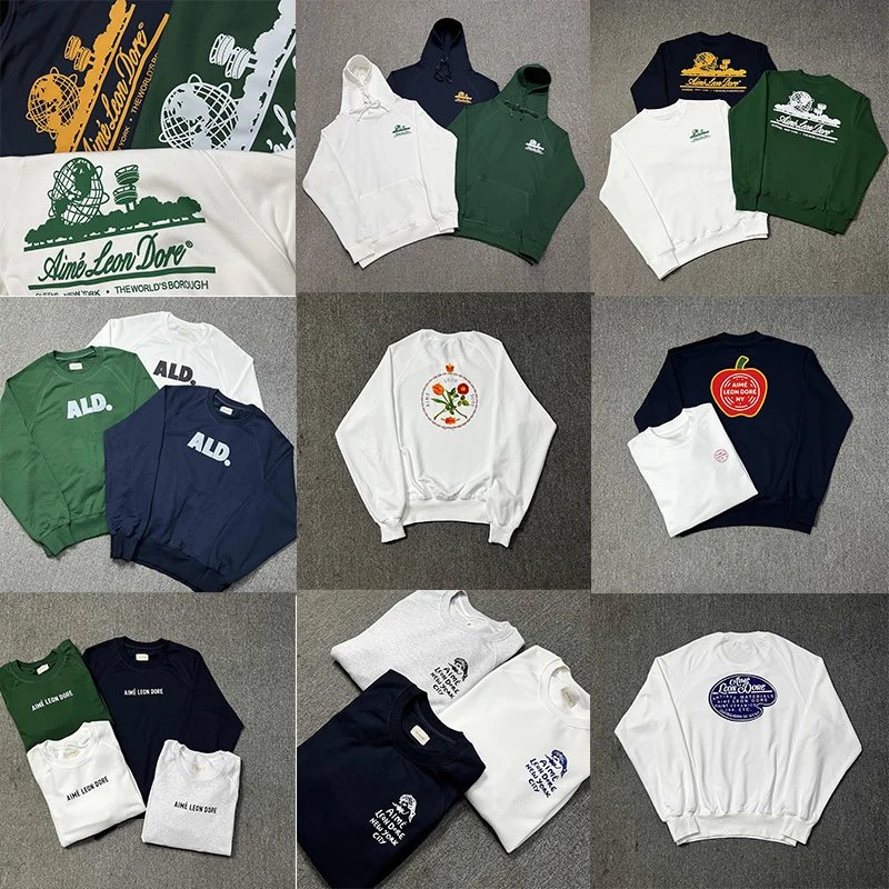Aime Leon Dore Sweatshirts Hoodies and T-Shirts Collection