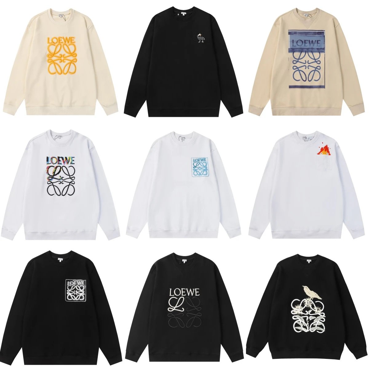 LOEWE Logo Sweatshirts for Men and Women