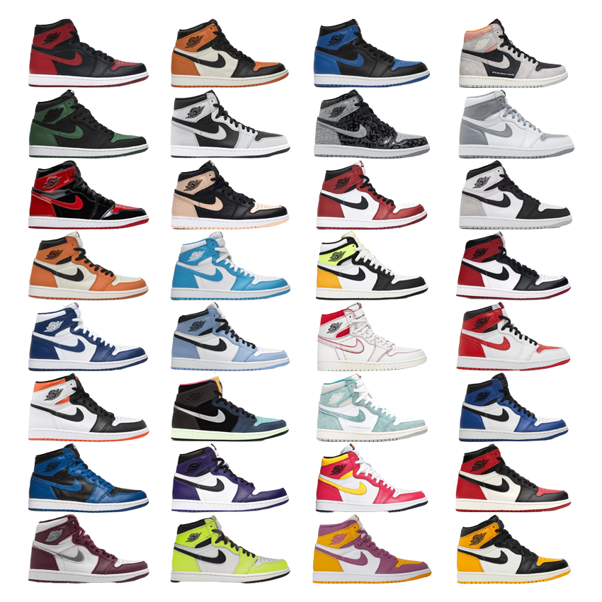 Air Jordan 1 High OG Sneakers Men's Basketball Shoes