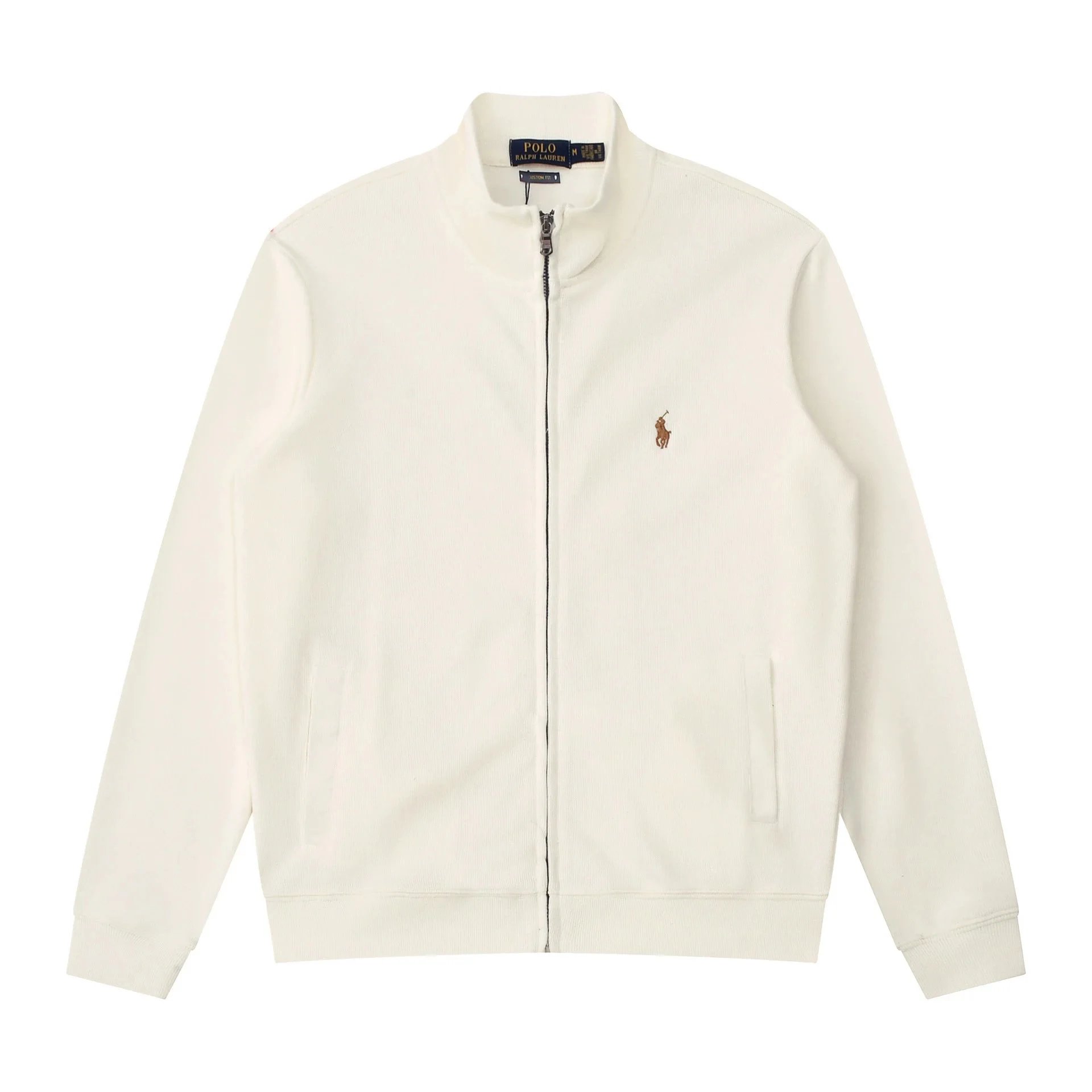Polo Ralph Lauren Cream Full-Zip Jacket