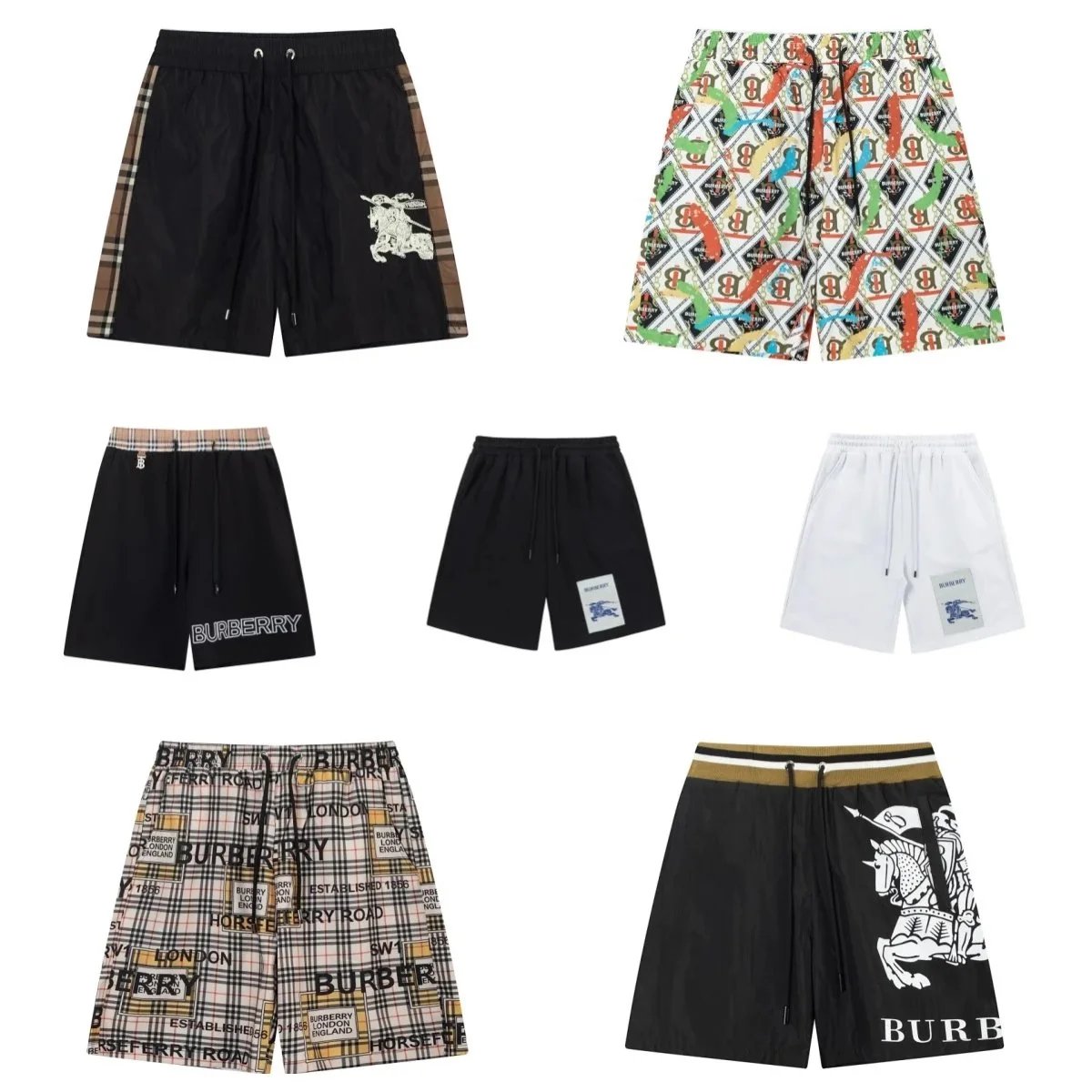 Burberry Men's Printed Shorts Collection