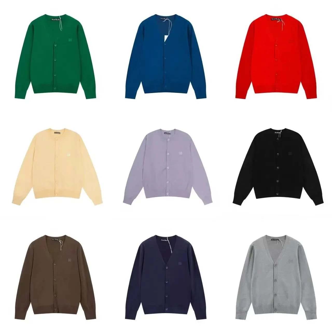 Acne Studios Cardigan Sweater in Multiple Colors