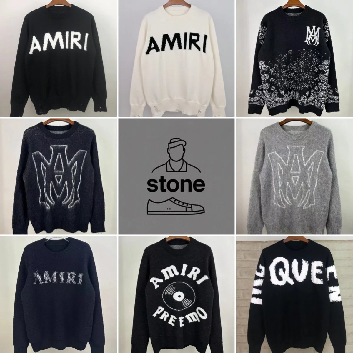 AMIRI Knit Sweaters for Men - Premium Streetwear Fashion