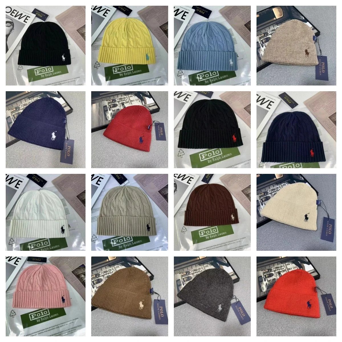 Polo by Ralph Lauren Knit Beanie Hat for Men and Women