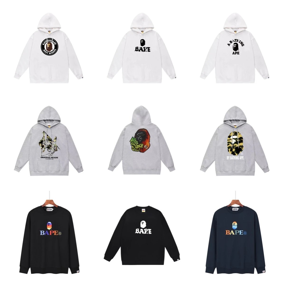 BAPE Hoodies and Sweatshirts Collection