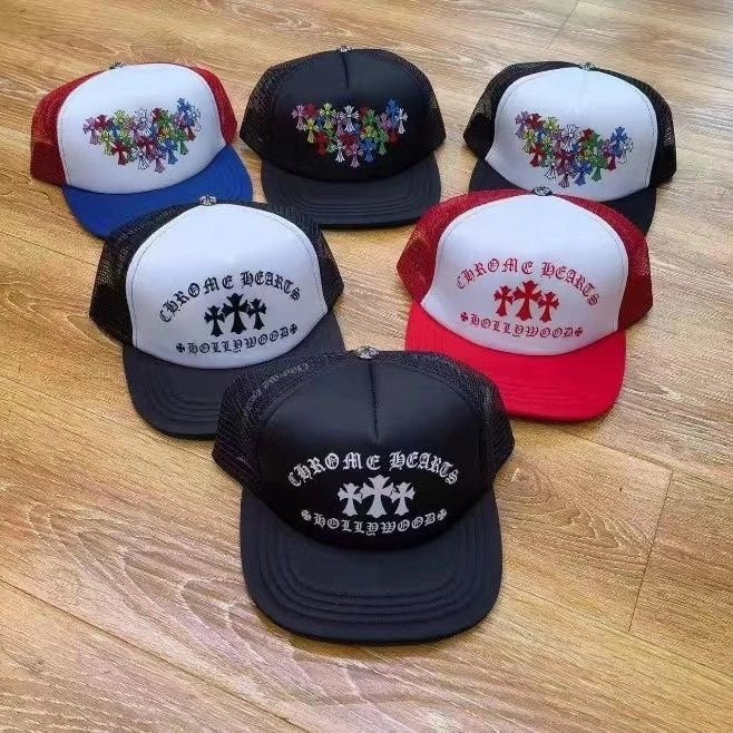 Chrome Hearts Hollywood Trucker Hat Mesh Cap