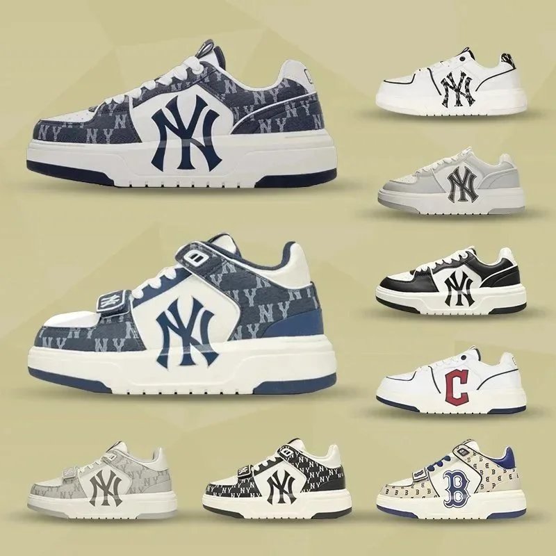NY Yankees Logo Sneakers for Men and Women