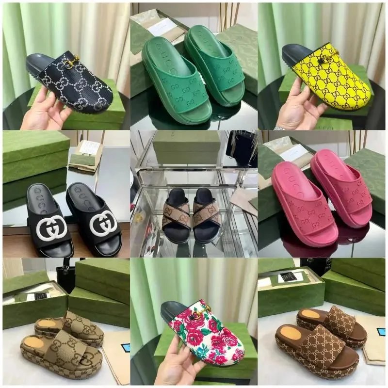 Gucci GG Logo Slides Slip-On Sandals for Women