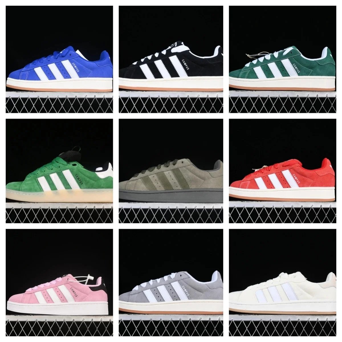Adidas Campus Sneakers Men Women Classic Casual Shoes