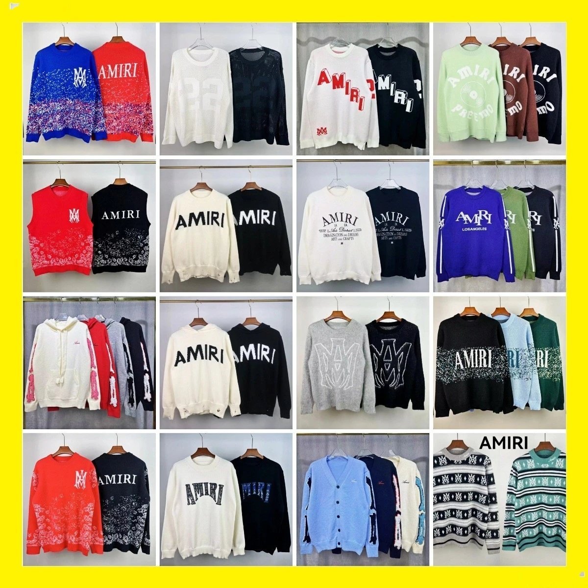 AMIRI Sweaters Hoodies Knitwear Collection