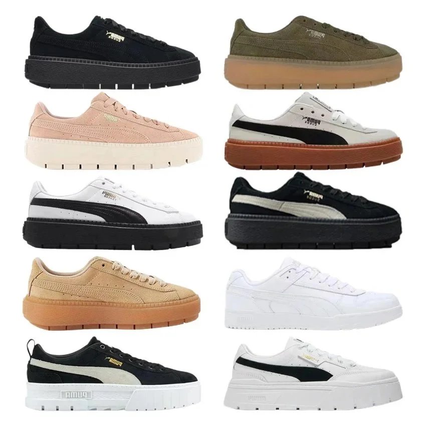 Puma Platform Sneakers Women's Fashion Casual Shoes