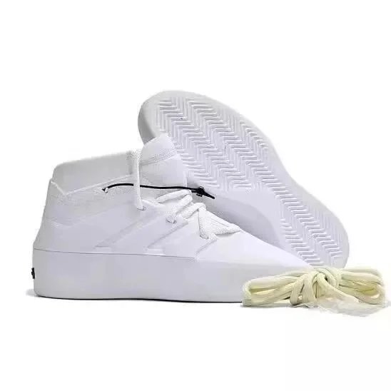 White Adidas High-Top Sneakers for Men and Women