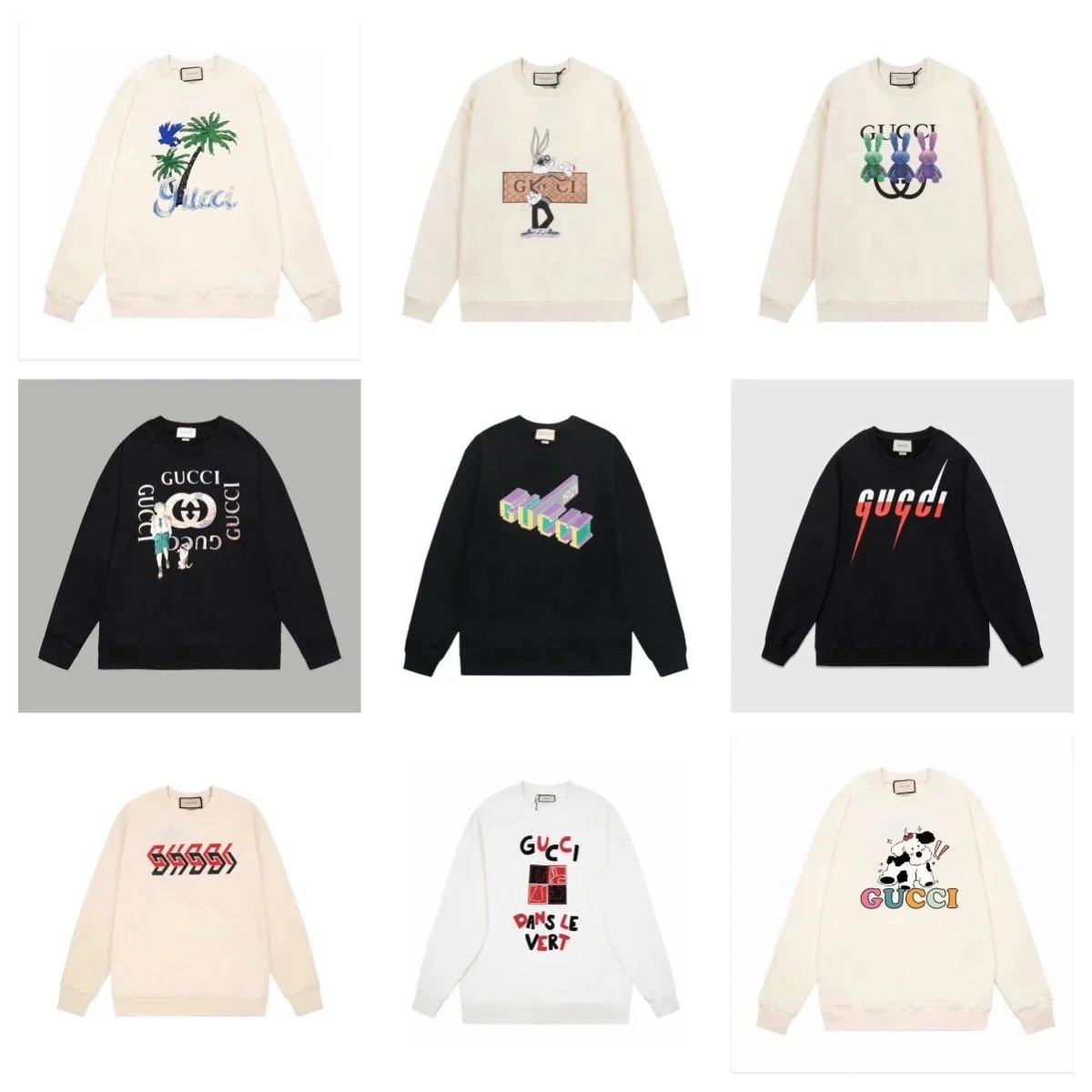Gucci Sweatshirts with Logo and Graphic Designs
