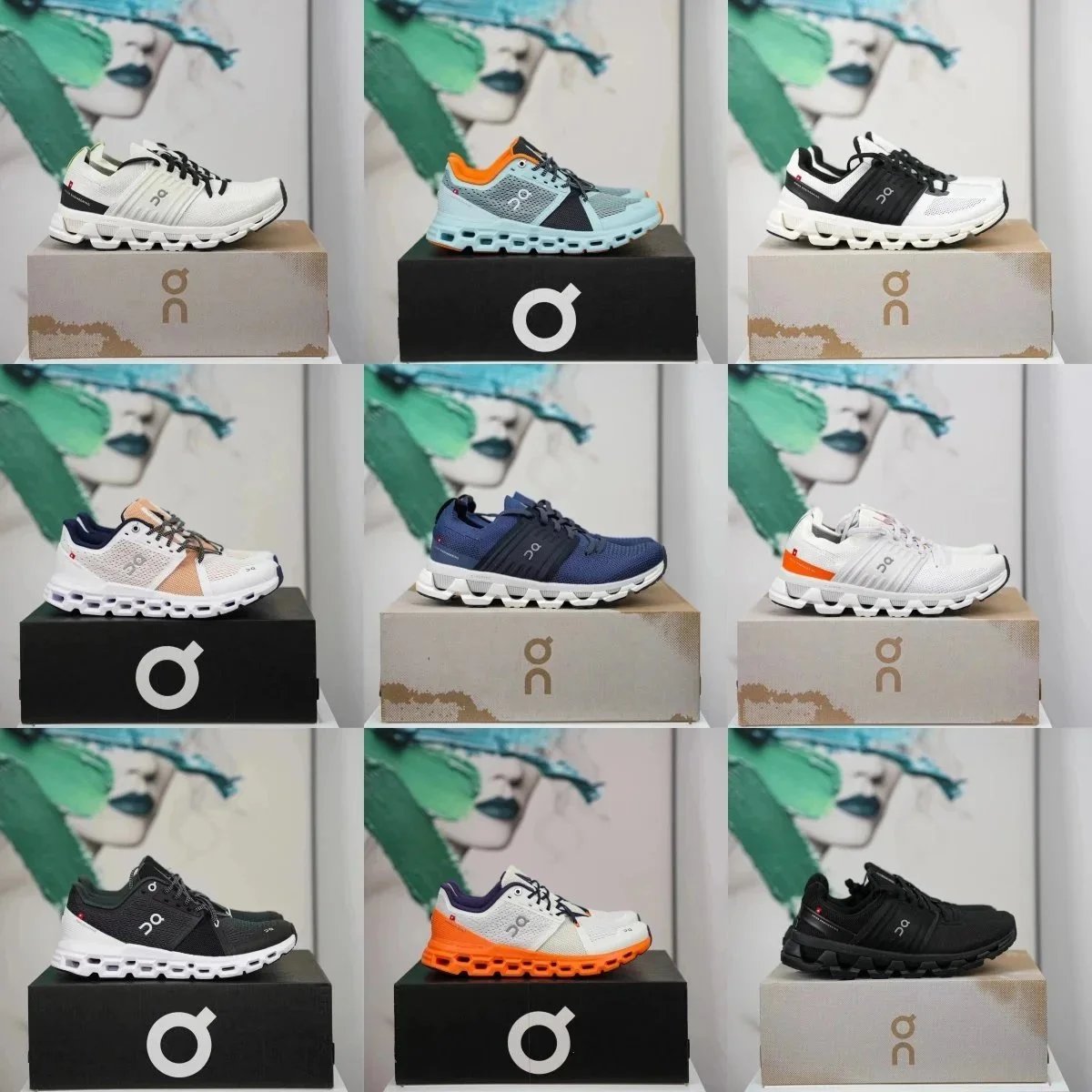 On Running Shoes Lightweight Cushioned Trail Running Sneakers