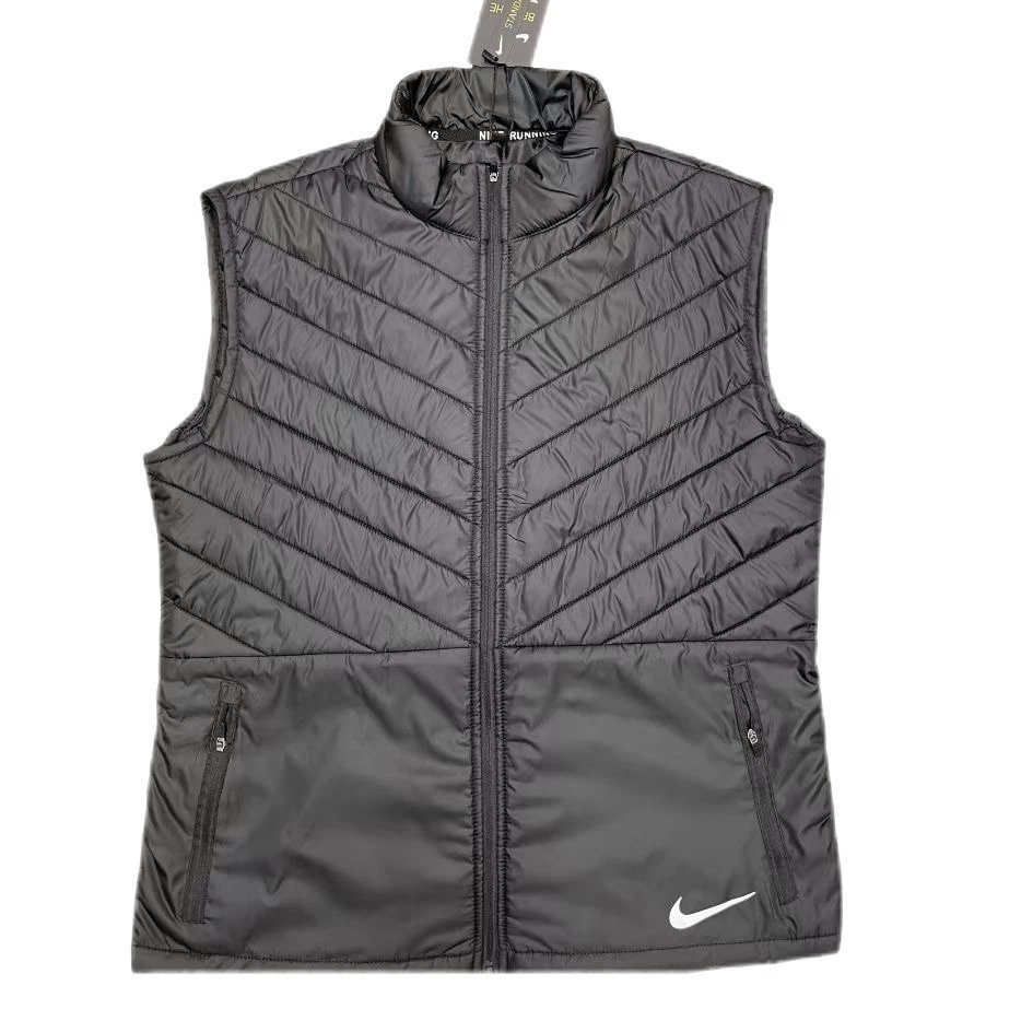 Nike Running Thermal Vest Black Lightweight Warm Outdoor Sport