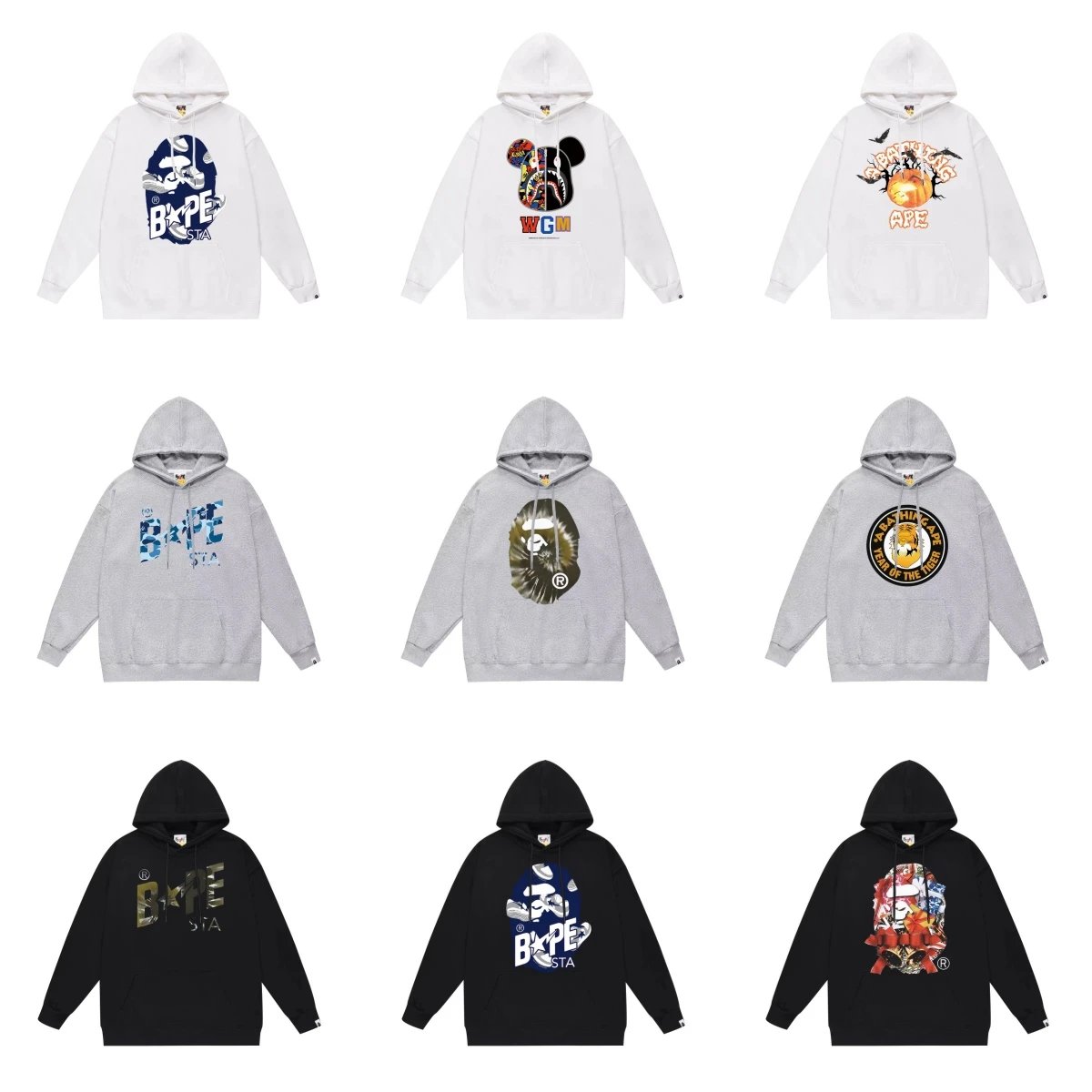 BAPE Hoodies Sweatshirts Streetwear Fashion