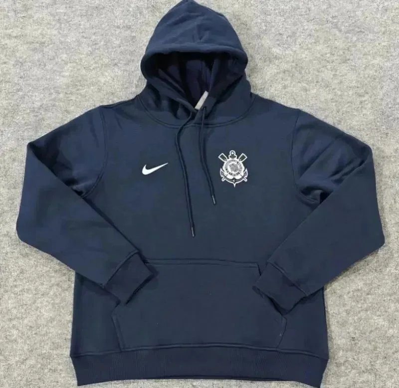 Corinthians Nike Hoodie Sweatshirt Men's Navy Blue Football Fan Apparel
