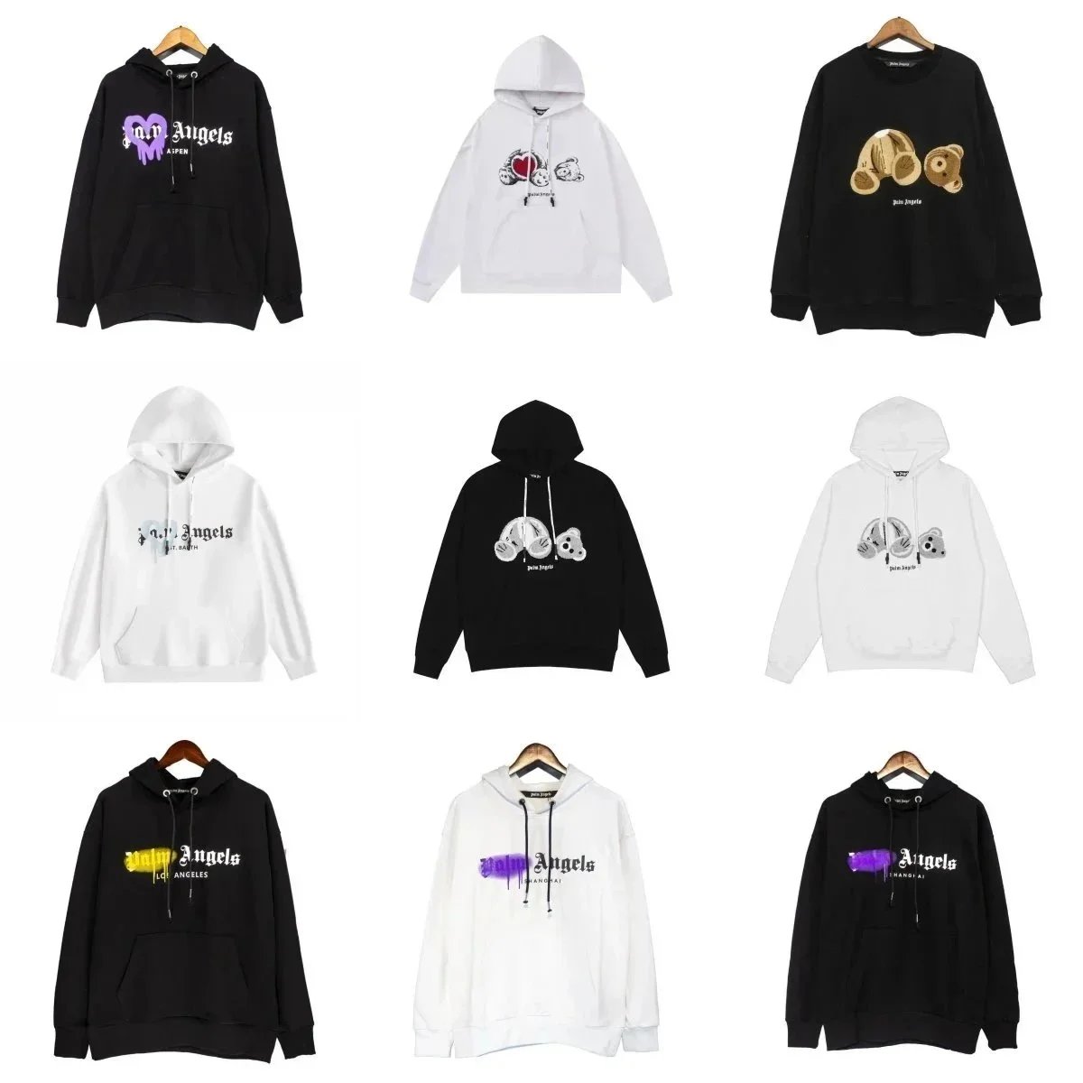 Palm Angels Hoodies Sweatshirts Men Women Streetwear Fashion