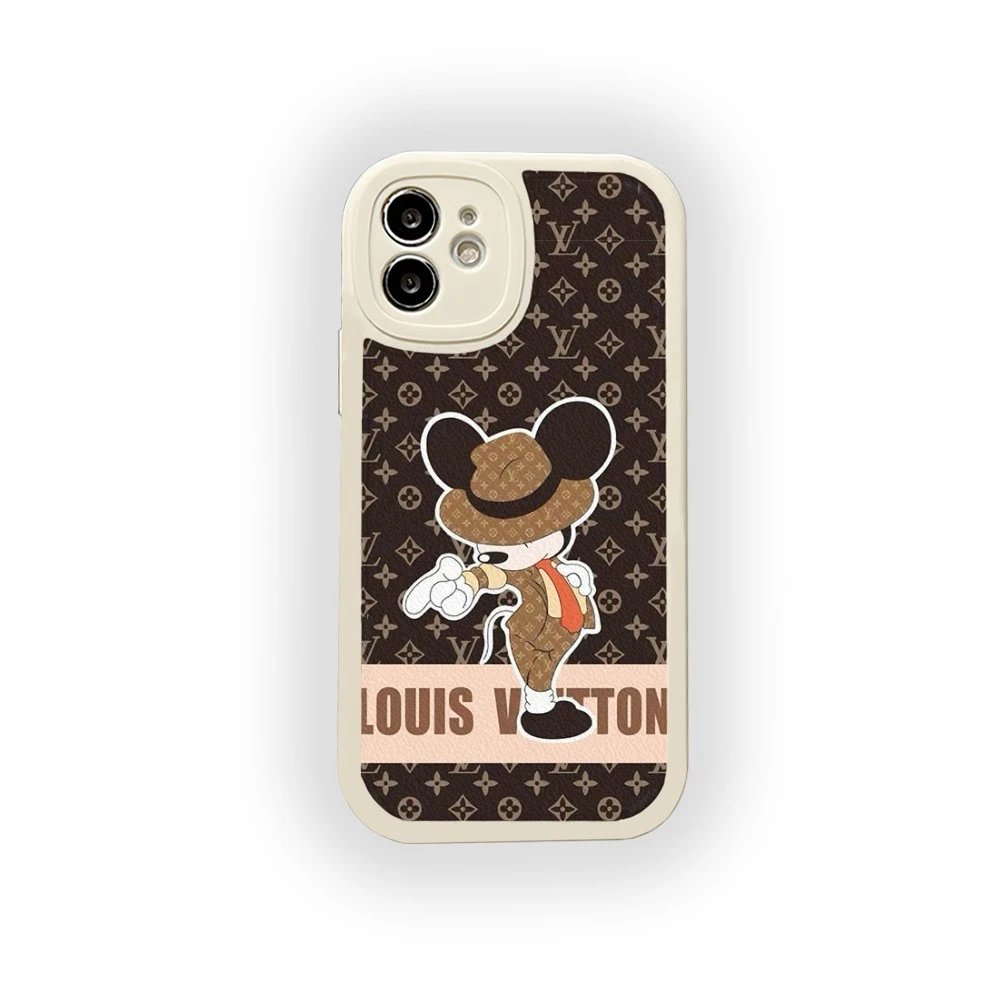 Louis Vuitton Mickey Mouse iPhone Case with Monogram Pattern