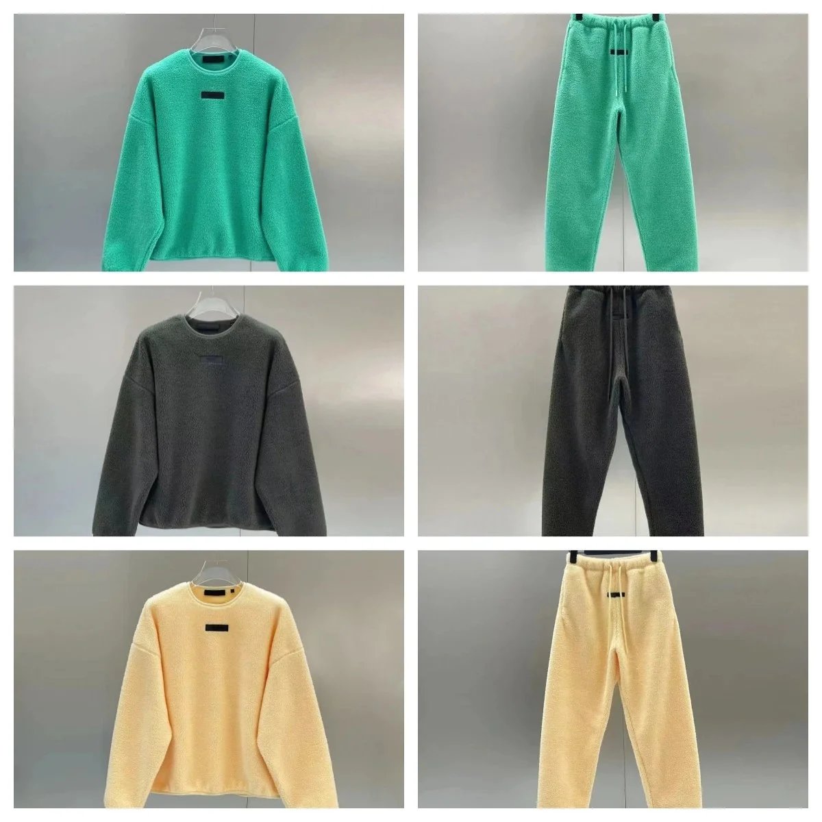 Cozy Fleece Sweatshirt and Pants Set for Women