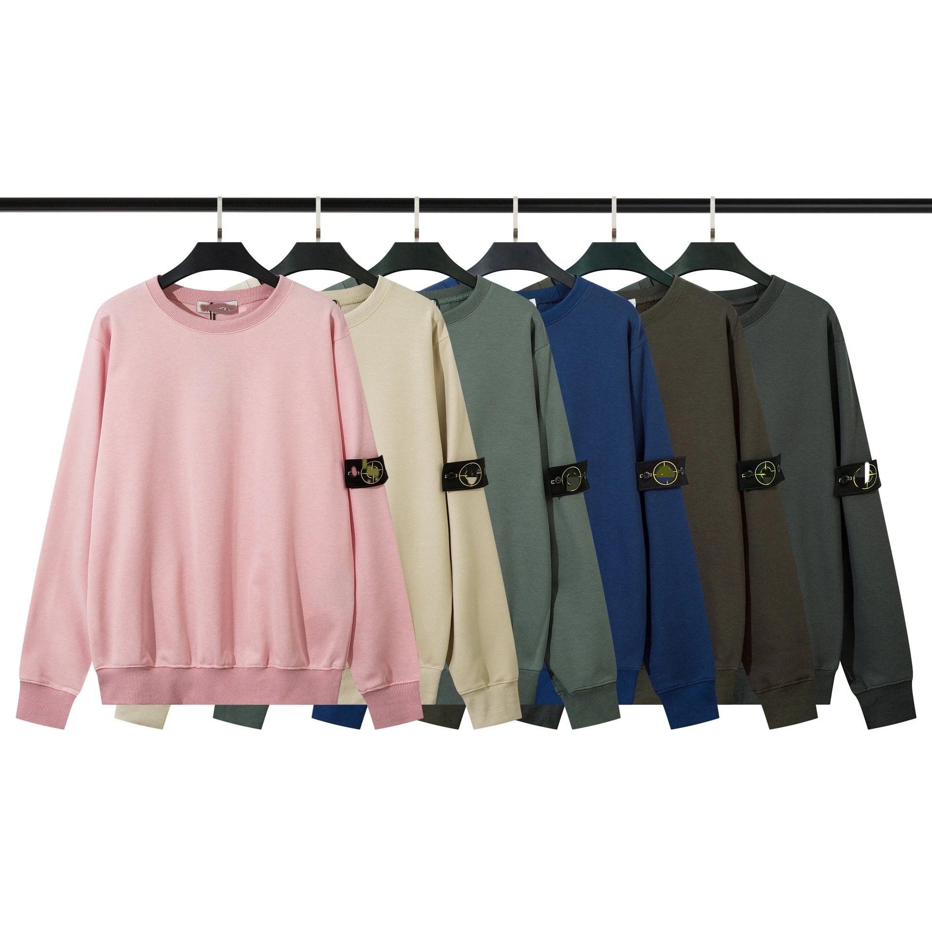 Stone Island Crewneck Sweatshirt with Patch Logo