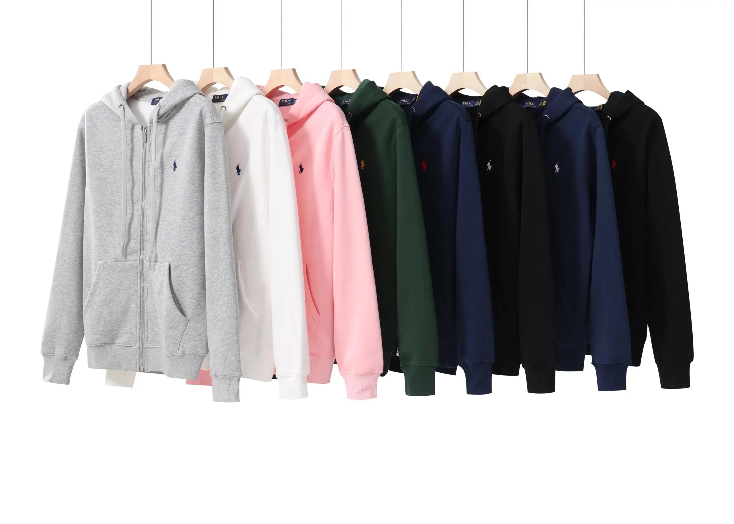Polo Ralph Lauren Zip Hoodie Sweatshirt Men Women Casual Hooded Jacket