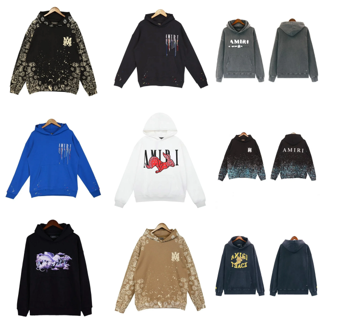 AMIRI Hoodies Sweatshirts Men's Fashion Streetwear