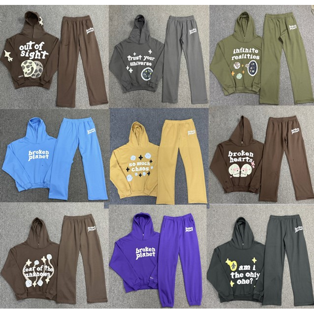 Hoodie and Pants Set Collection - Cosmic Design Sweatshirts & Joggers