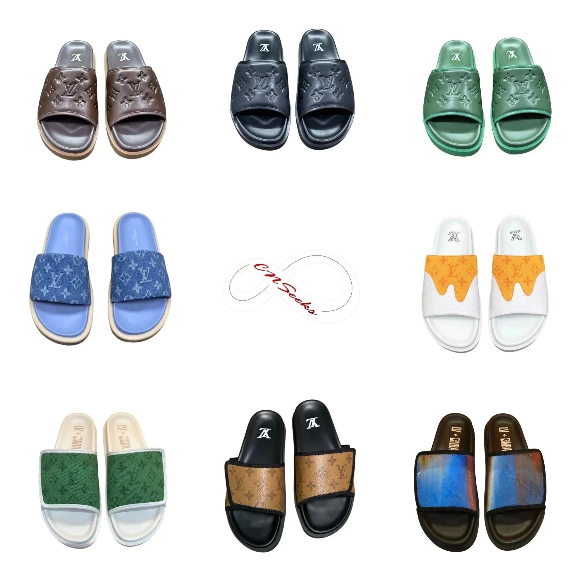 LV x ATMOS Collaboration Slide Sandals