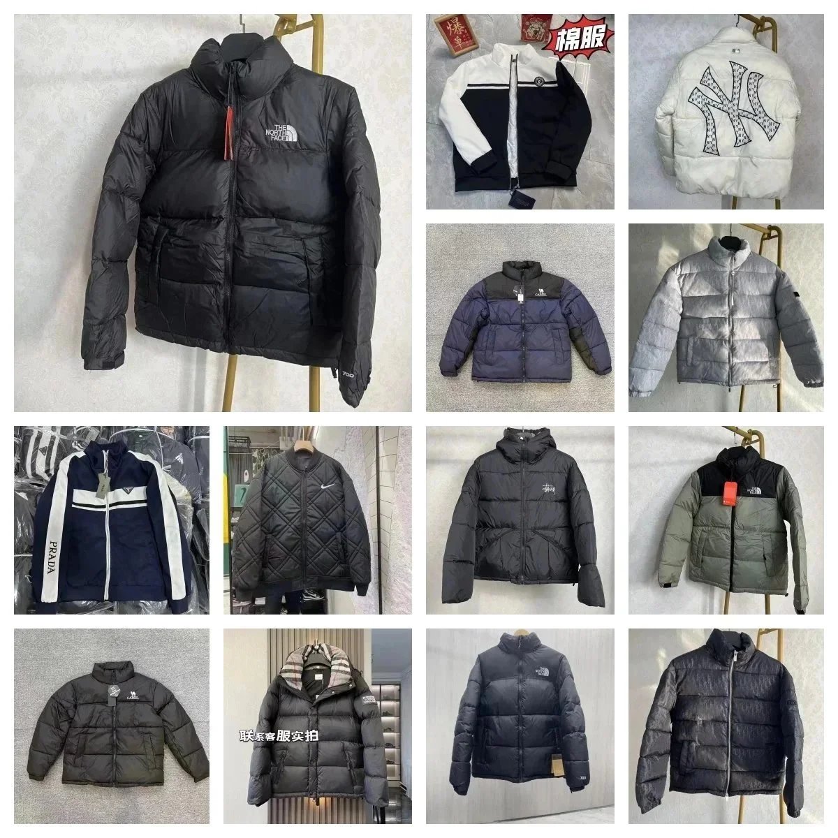 The North Face Down Jacket Winter Warm Outdoor Coat Men Women