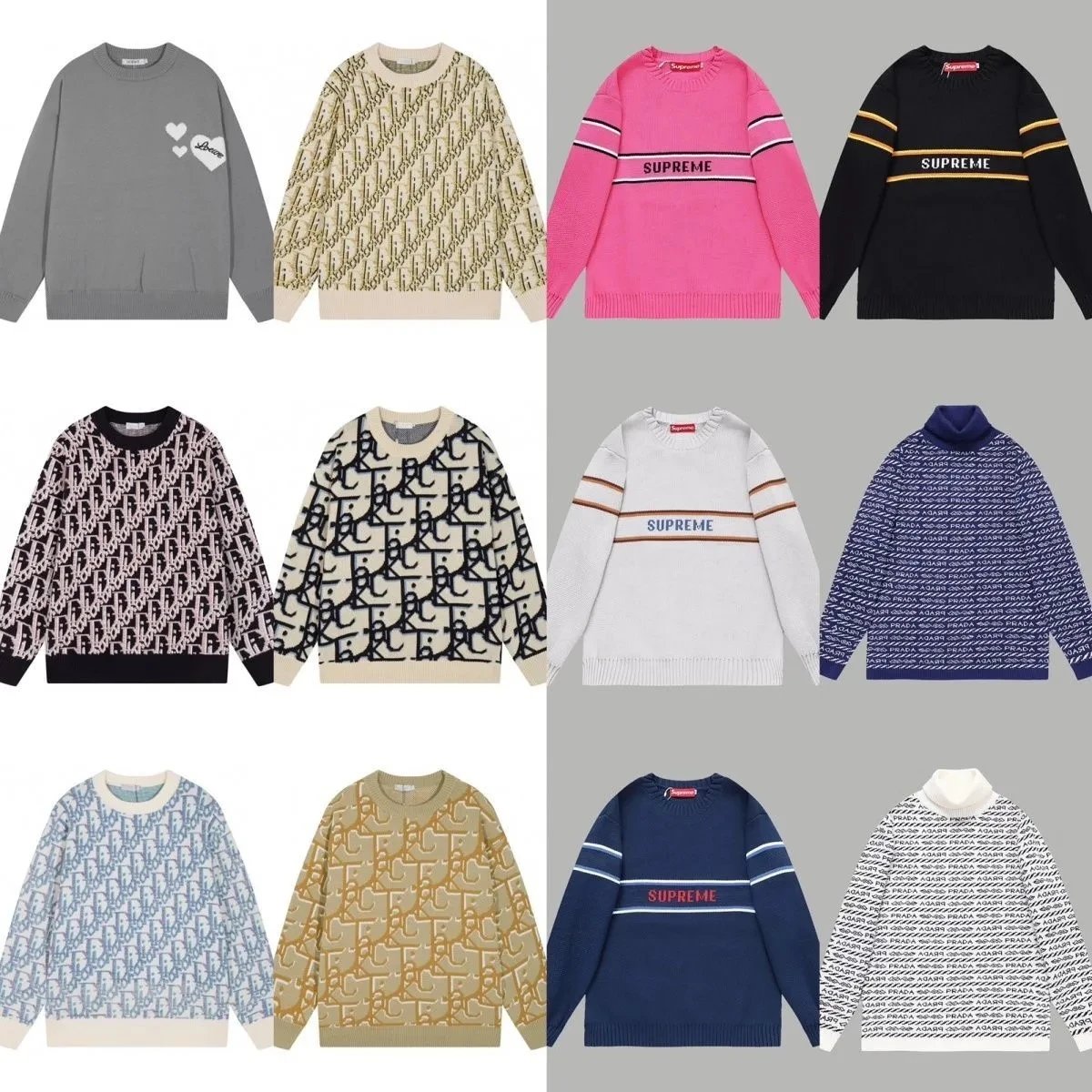 Supreme Knit Sweaters Collection - Streetwear Fashion