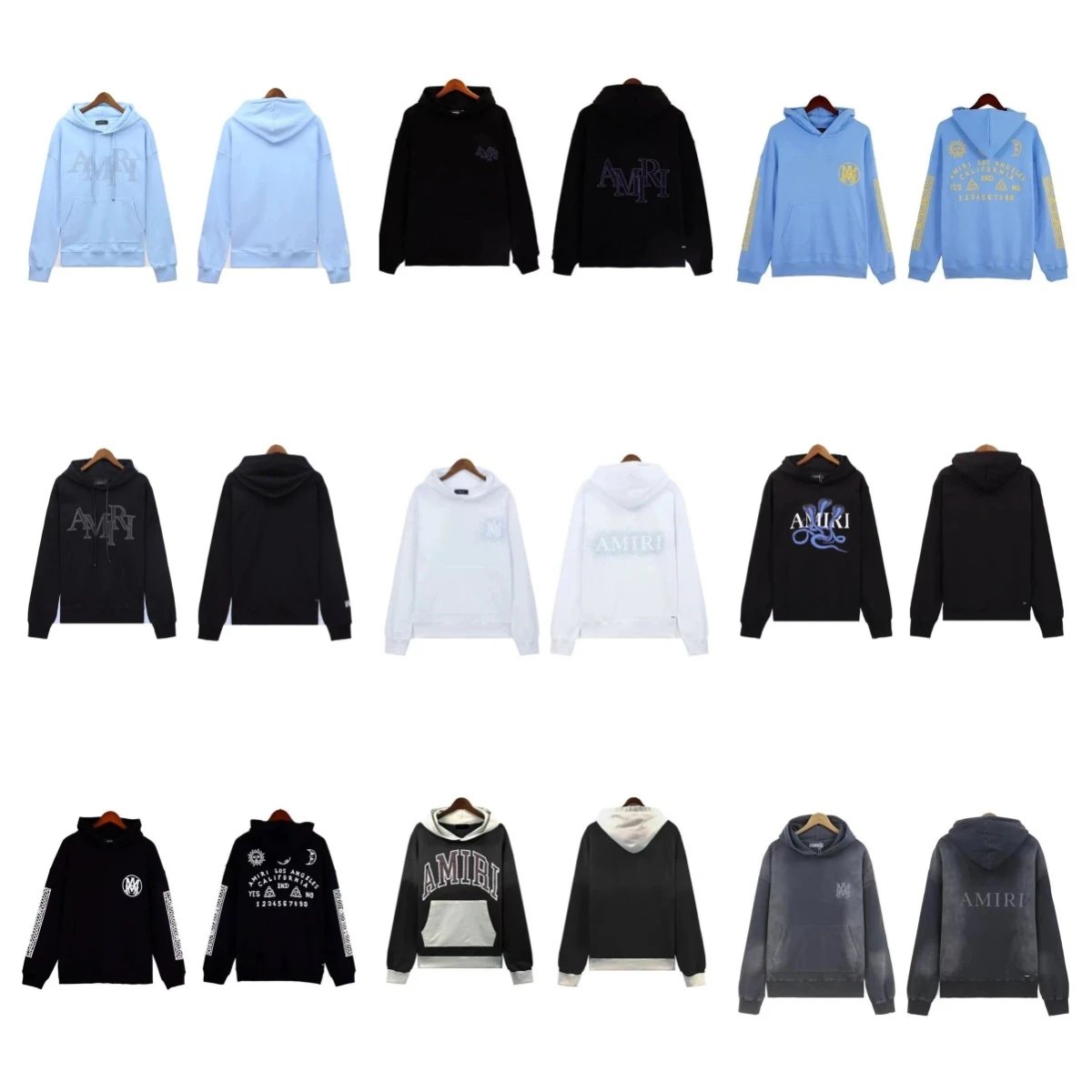 AMIRI Hoodies Sweatshirts Men Women Fashion Streetwear