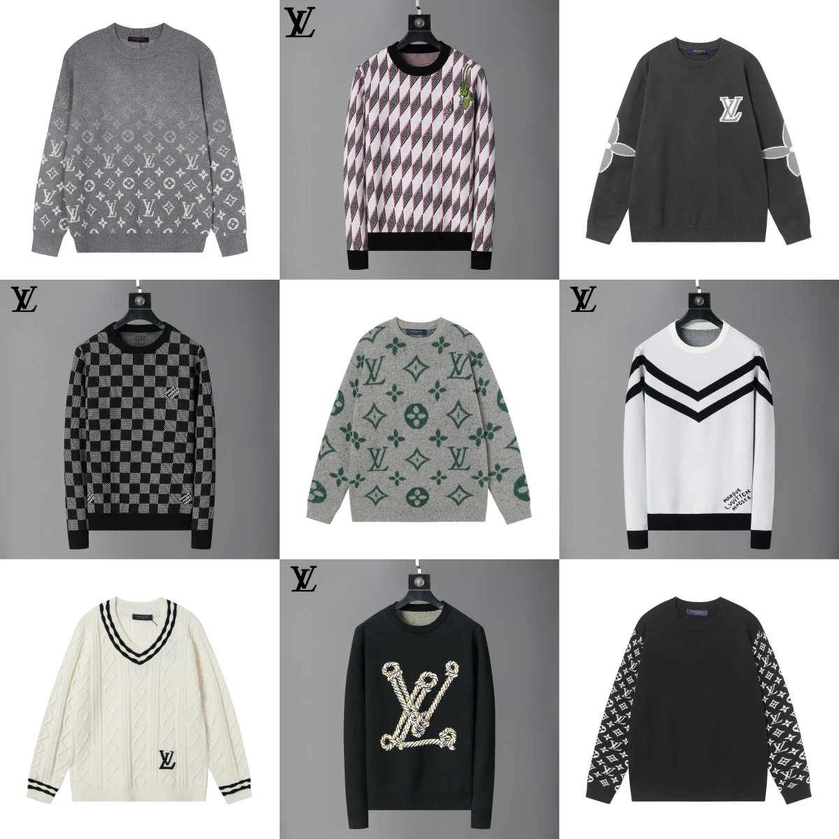 Louis Vuitton Knit Sweaters Collection Men's Fashion