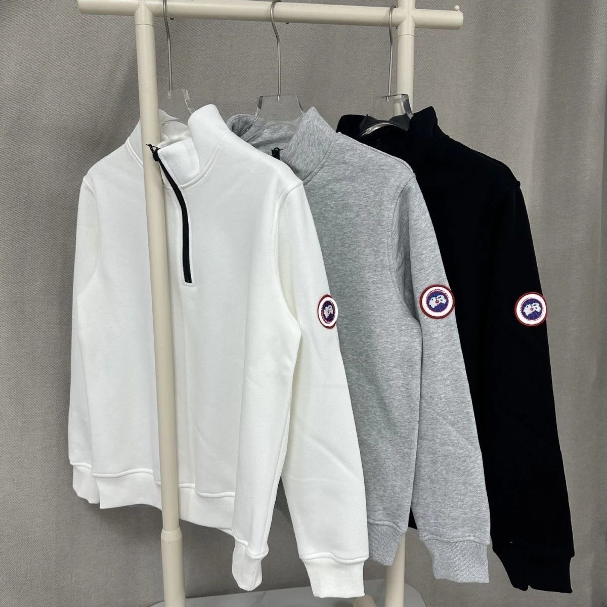 Canada Goose Half-Zip Sweatshirt Men Women Outdoor Warm Jacket