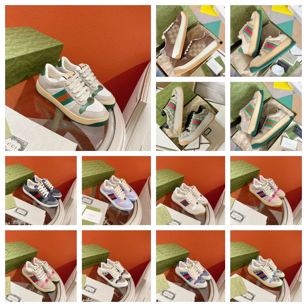 Gucci Ace Sneakers Women's Fashion Casual Shoes