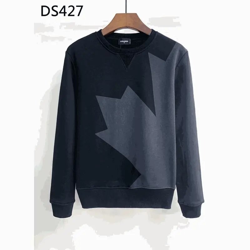 Men's Geometric Design Sweatshirt Casual Crewneck Pullover