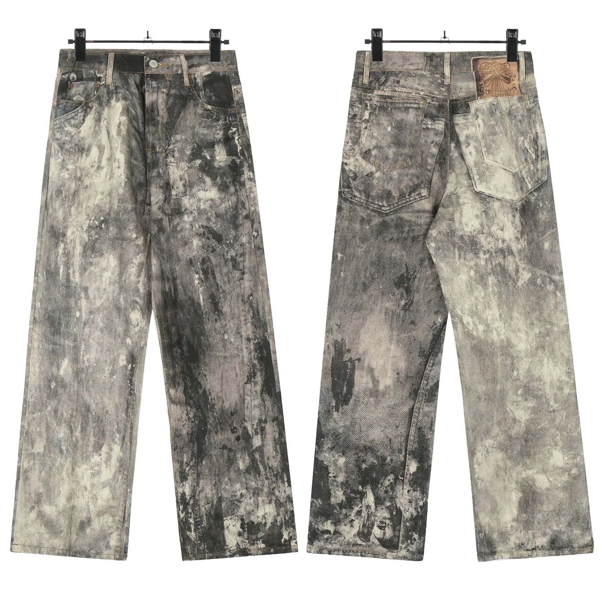 Levi's Acid Wash Distressed Denim Jeans
