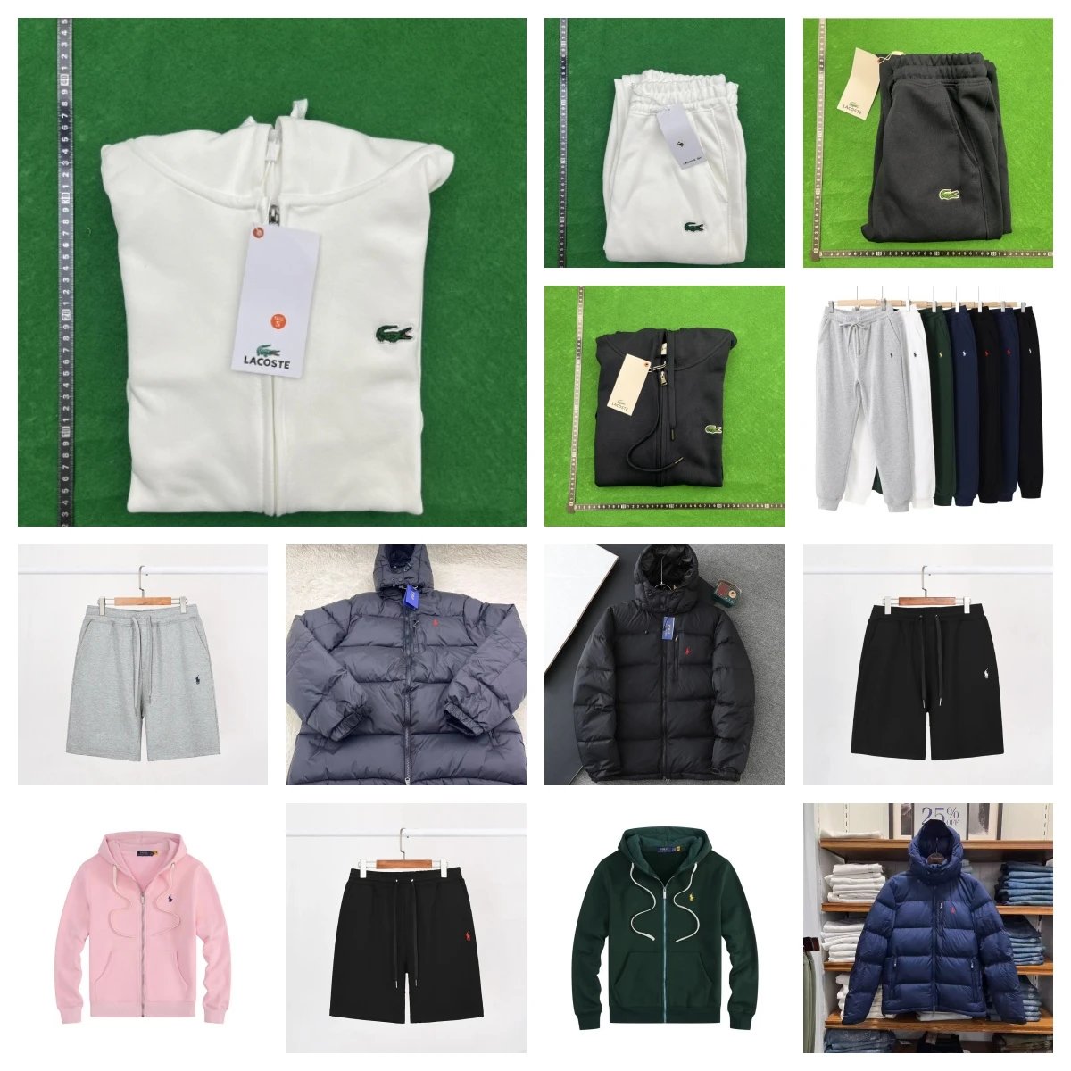 LACOSTE Hoodies Sweatshirts Jackets Pants Shorts