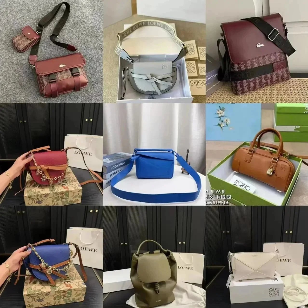 LOEWE Puzzle Bag Crossbody Shoulder Bag Women Fashion Designer Handbag