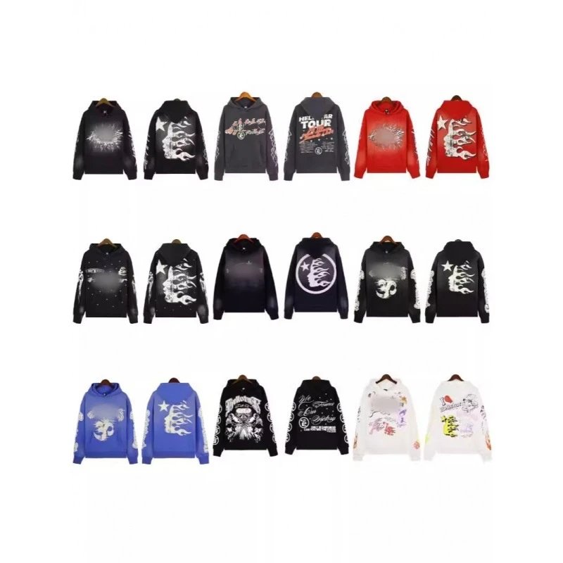 Hellstar Hoodies Sweatshirts Men Women Streetwear Graphic Print Hoodie